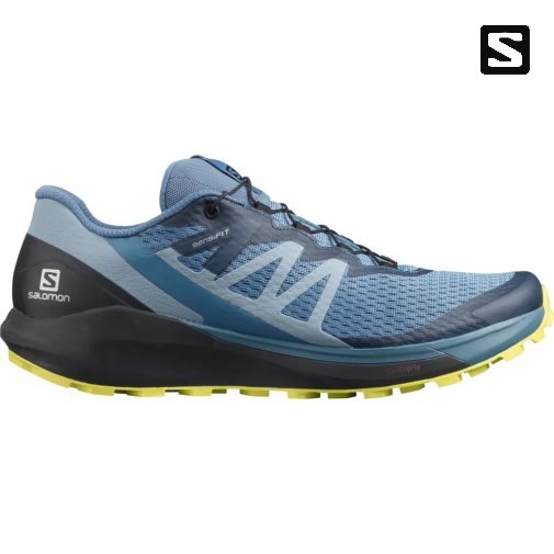 Tenis Para Trail Running Salomon Sense Ride 4 Hombre Azules | MX AJDU951